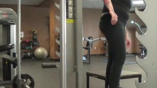 Chubby Tattooed Girl Deadlifts At The Gym [2015]