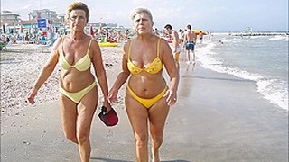 Tepi pantai, Nenek, Wanita dewasa