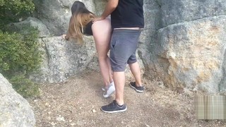 Fucking My Stepsister Outdoors And Making Her A Creampie