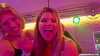 Horny Guys And Girls Are Having Casual Sex Encounters In The Night Club, During The Party