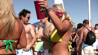 Beach, Bikini, Outdoor, Party, Public