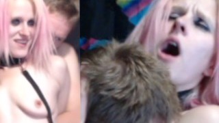 Sexy Petite Blonde Gets Slutty At House Party & Deep Throats Big Cock While Fucking Vibrator Thenhim