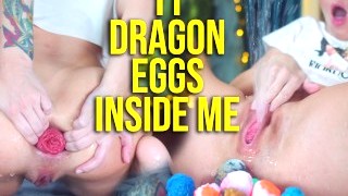 Wet Anal Fisting After Stretching With 11 Easter Eggs Inside Me
