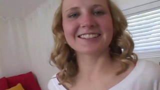 Petite Blonde Pov Facial