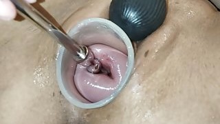 Inserting My New Toy Deep In My Cervix For You - Maya Simons