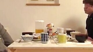 射精, 自制, 日本色情, 熟妇, 老人