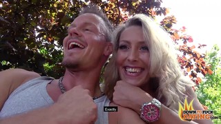 Blonde Mature Lana Vegas Gives Head And Gets Fucked Outdoors