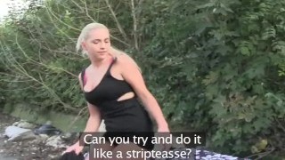 PublicAgent Blonde Is Fucked On All Fours Outside In Public