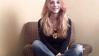 Real Girl Next Door In Iowa Does First Time Naked Video Casting In Seedy Hotel - Small Tits