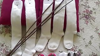 My New Ivory Knee Socks From URANIA
