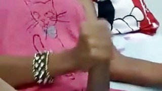 Tranny Girl Is Packing Some Heat