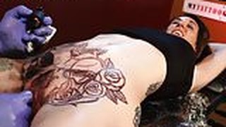 Marie Bossette Gets An Extreme Pussy Tattoo