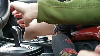 Porno Asiático, Coche, Chupando la polla